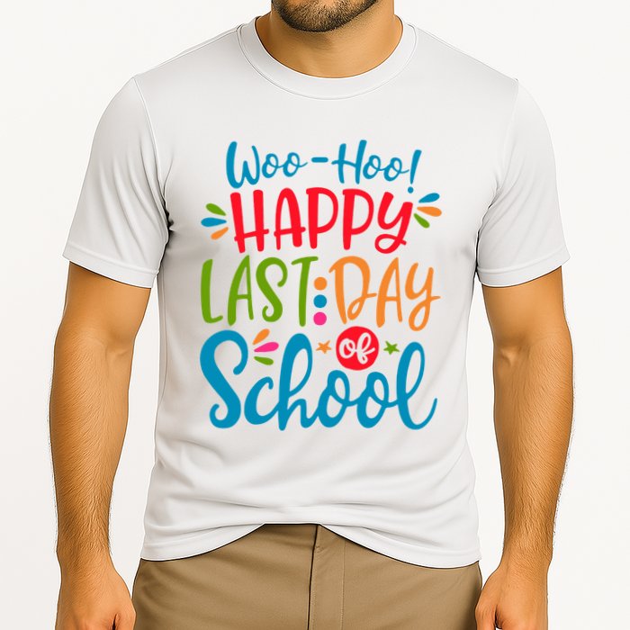 Woo Hoo Happy Last Day Of School Performance Shirt
