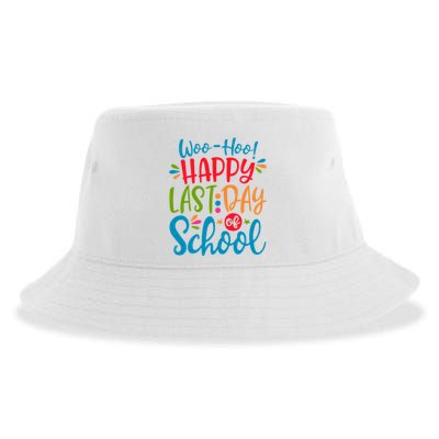 Woo Hoo Happy Last Day Of School Sustainable Bucket Hat