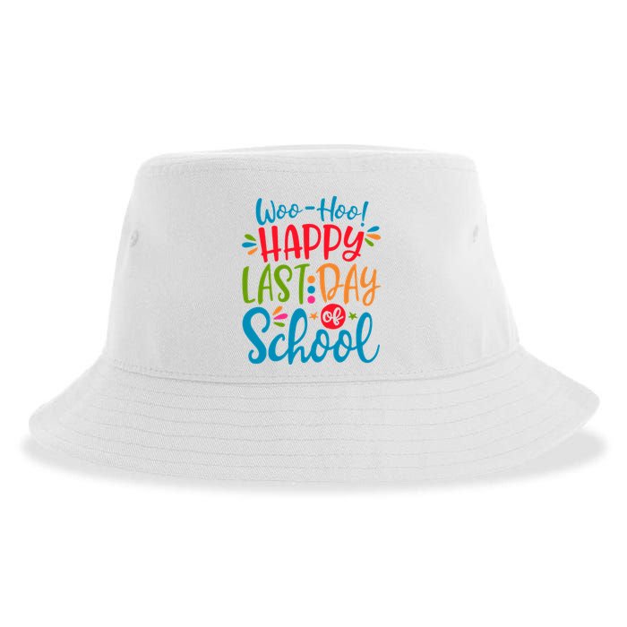 Woo Hoo Happy Last Day Of School Sustainable Bucket Hat