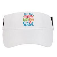 Woo Hoo Happy Last Day Of School Adult Drive Performance Visor