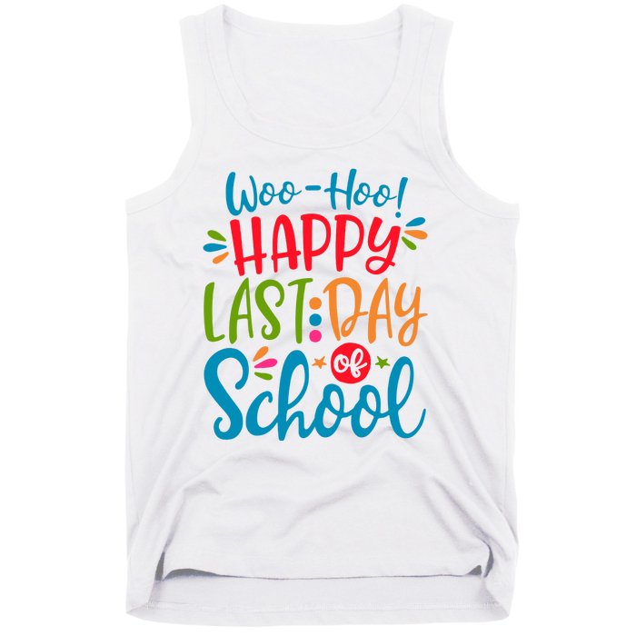 Woo Hoo Happy Last Day Of School Tank Top