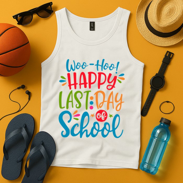 Woo Hoo Happy Last Day Of School Tank Top