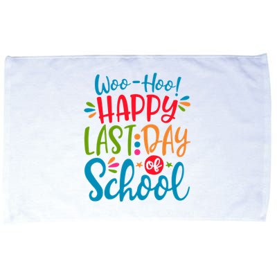 Woo Hoo Happy Last Day Of School Microfiber Hand Towel