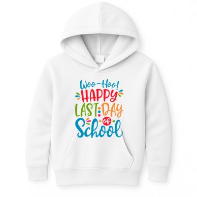 Woo Hoo Happy Last Day Of School Kids Hoodie