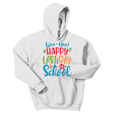 Woo Hoo Happy Last Day Of School Kids Hoodie