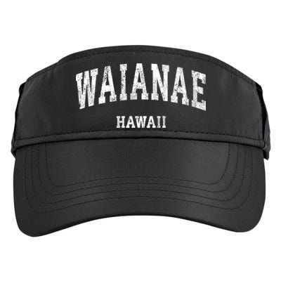 Waianae Hawaii Hi Vintage Varsity Sports Adult Drive Performance Visor