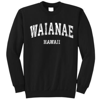 Waianae Hawaii Hi Vintage Varsity Sports Tall Sweatshirt