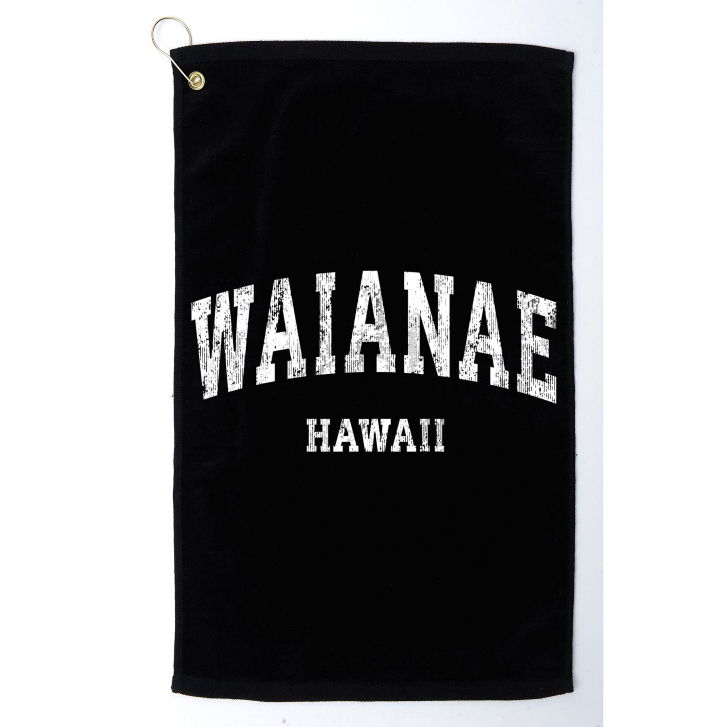 Waianae Hawaii Hi Vintage Varsity Sports Golf Towel