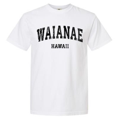 Waianae Hawaii Hi Vintage Varsity Sports Garment-Dyed Heavyweight T-Shirt