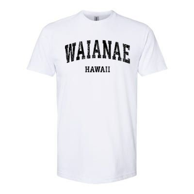 Waianae Hawaii Hi Vintage Varsity Sports Softstyle CVC T-Shirt