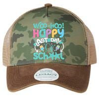 Woo Hoo Happy Last Day Of School Fun Teacher Student Legacy Tie Dye Trucker Hat