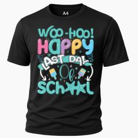 Woo Hoo Happy Last Day Of School Fun Teacher Student Cooling Performance Crew T-Shirt