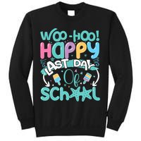 Woo Hoo Happy Last Day Of School Fun Teacher Student Sweatshirt