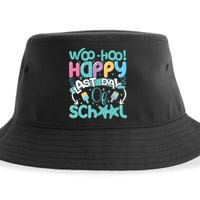 Woo Hoo Happy Last Day Of School Fun Teacher Student Sustainable Bucket Hat