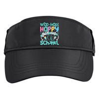 Woo Hoo Happy Last Day Of School Fun Teacher Student Adult Drive Performance Visor