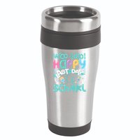 Woo Hoo Happy Last Day Of School Fun Teacher Student 16oz Travel Tumbler