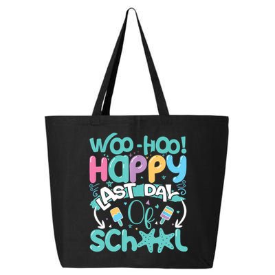 Woo Hoo Happy Last Day Of School Fun Teacher Student 25L Jumbo Tote