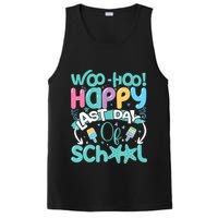 Woo Hoo Happy Last Day Of School Fun Teacher Student PosiCharge Competitor Tank