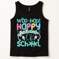 Woo Hoo Happy Last Day Of School Fun Teacher Student Tank Top