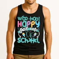 Woo Hoo Happy Last Day Of School Fun Teacher Student Tank Top
