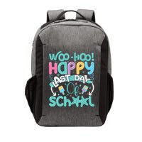 Woo Hoo Happy Last Day Of School Fun Teacher Student Vector Backpack