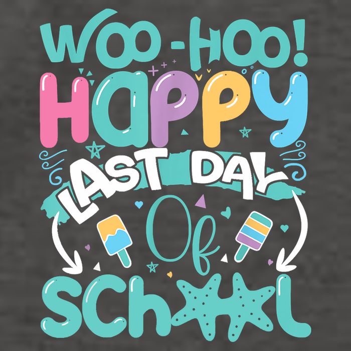Woo Hoo Happy Last Day Of School Fun Teacher Student Vector Backpack