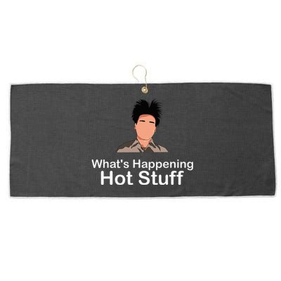 WhatS Happening Hot Stuff Large Microfiber Waffle Golf Towel