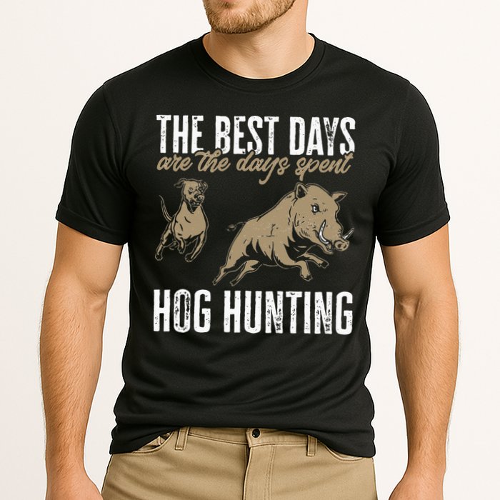 Wild Hog Hunting Dog Boar Hunting Cooling Performance Crew T-Shirt