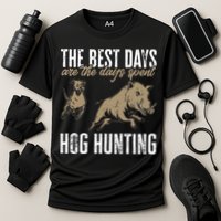 Wild Hog Hunting Dog Boar Hunting Cooling Performance Crew T-Shirt