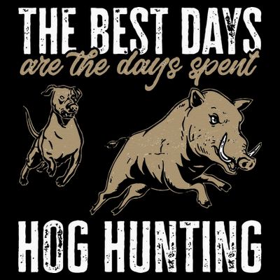 Wild Hog Hunting Dog Boar Hunting T-Shirt