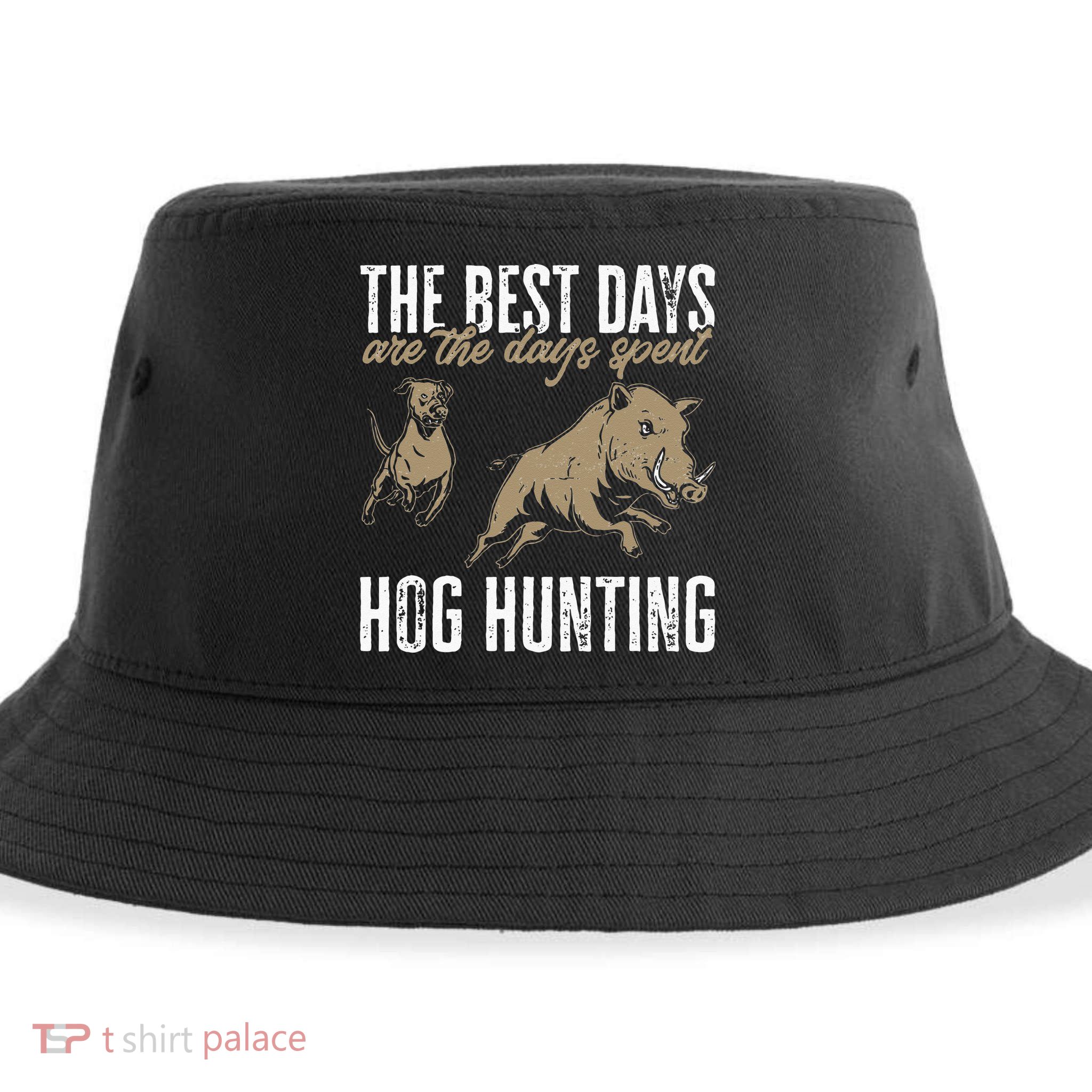 Wild Hog Hunting Dog Boar Hunting Sustainable Bucket Hat