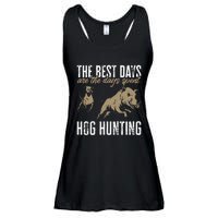 Wild Hog Hunting Dog Boar Hunting Ladies Essential Flowy Tank