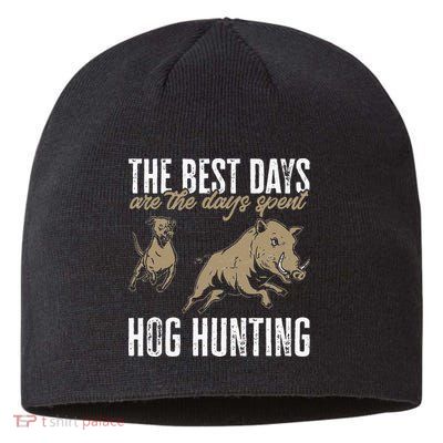 Wild Hog Hunting Dog Boar Hunting Sustainable Beanie