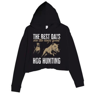 Wild Hog Hunting Dog Boar Hunting Crop Fleece Hoodie