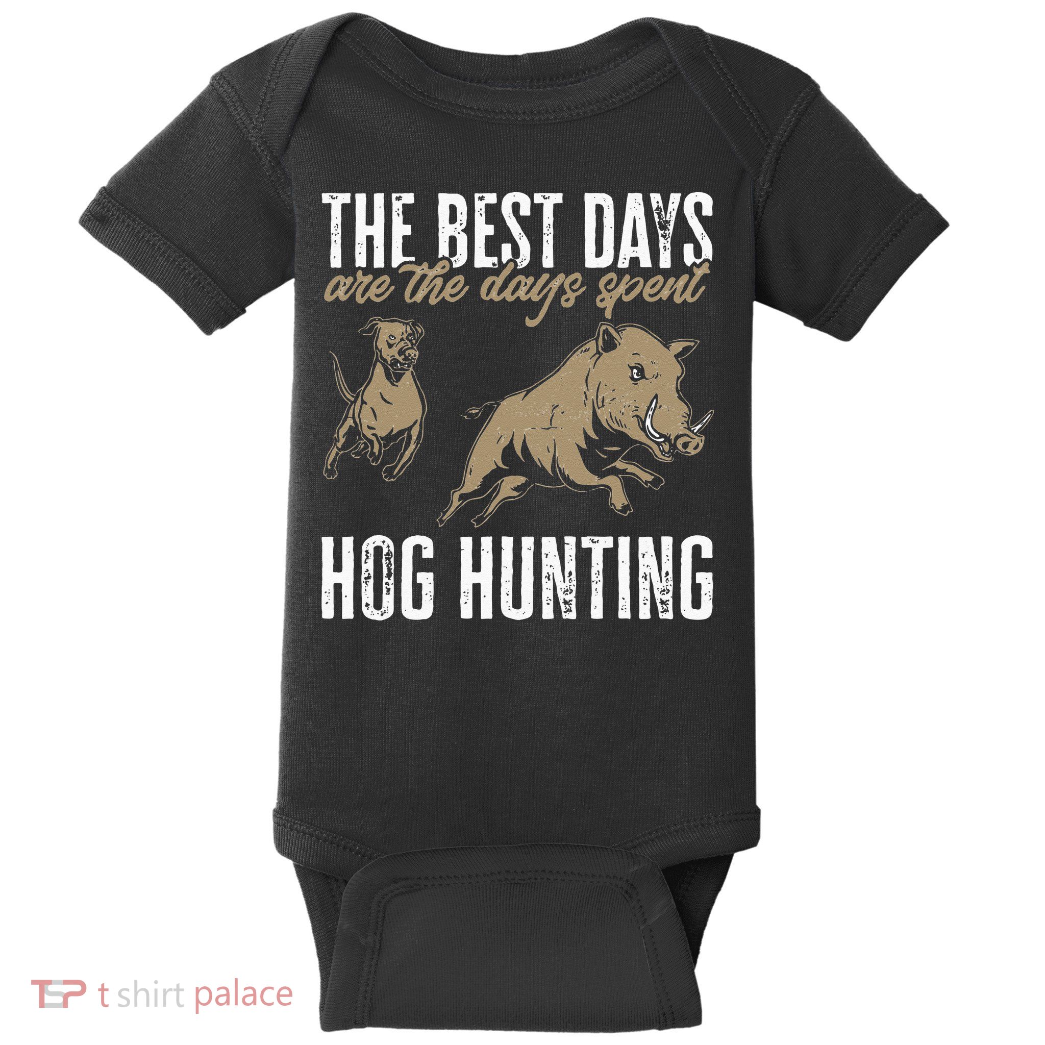 Wild Hog Hunting Dog Boar Hunting Baby Bodysuit