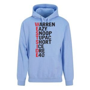 Westside Hip Hop Rap Music Legends Unisex Surf Hoodie