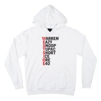 Westside Hip Hop Rap Music Legends Hoodie