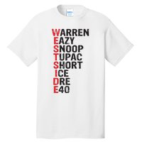 Westside Hip Hop Rap Music Legends Tall T-Shirt