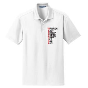 Westside Hip Hop Rap Music Legends Dry Zone Grid Polo