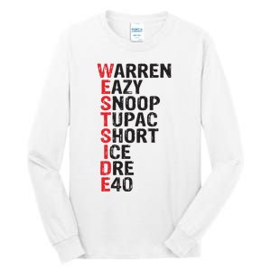 Westside Hip Hop Rap Music Legends Tall Long Sleeve T-Shirt