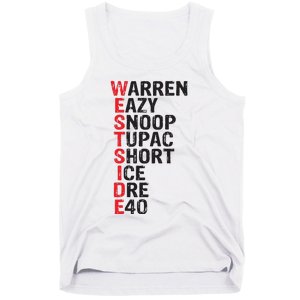 Westside Hip Hop Rap Music Legends Tank Top