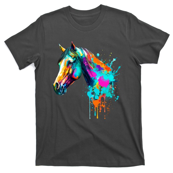 Watercolor Horse Head T-Shirt