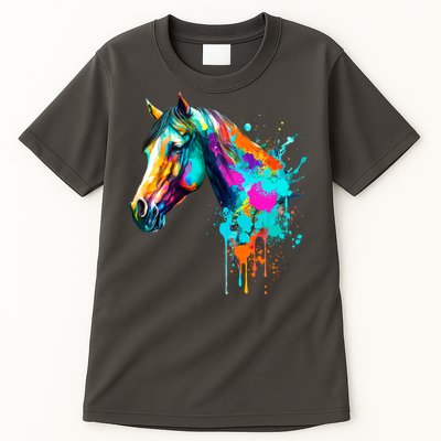 Watercolor Horse Head Tall T-Shirt