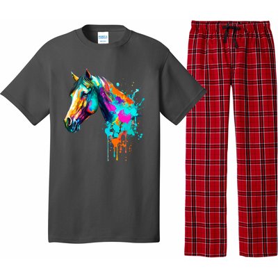 Watercolor Horse Head Pajama Set