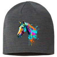 Watercolor Horse Head Sustainable Beanie