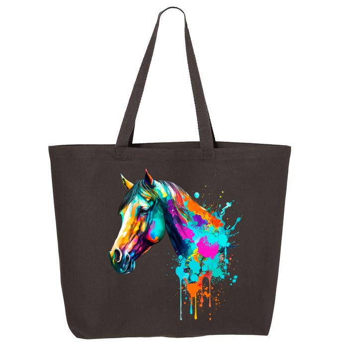 Watercolor Horse Head 25L Jumbo Tote