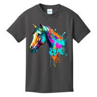 Watercolor Horse Head Kids T-Shirt