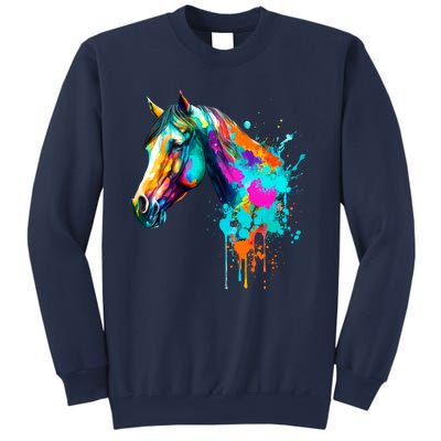 Watercolor Horse Head Sweatshirt