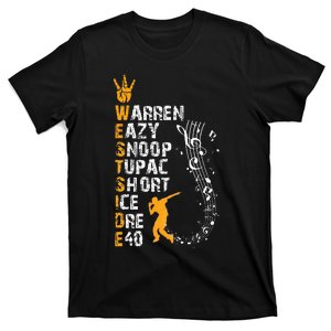 Westside hip hop rap music legends T-Shirt