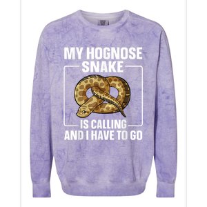 Western Hognose Hoggy Hognose Snake Colorblast Crewneck Sweatshirt